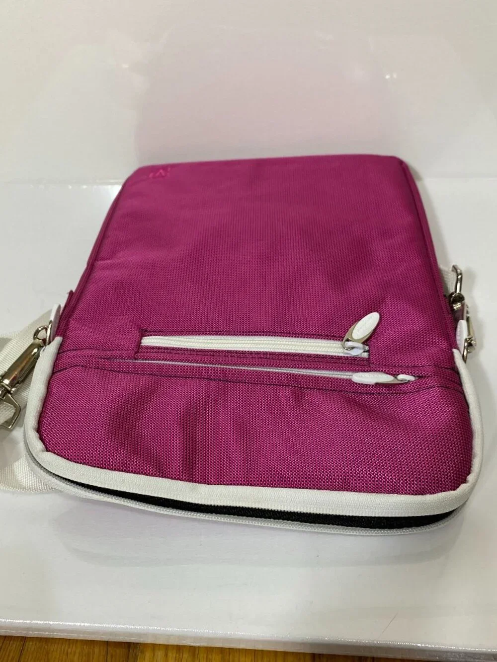 VANGODDY Hydei Laptop Tablet Crossbody Shoulder Bag Pink Travel Case 13.6 x 9.25
